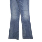 GUESS Womens Blue Regular Flared Denim Medium W30 L32 Jeans Cotton Blend Zip