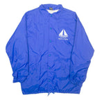 ARISTO JAC New Jersey Mens Coach Jacket Blue Nylon USA L