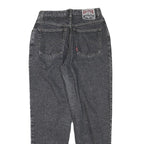 BIG STAR Womens Jeans Black Relaxed Straight Denim Medium W26 L28 Vintage Casual