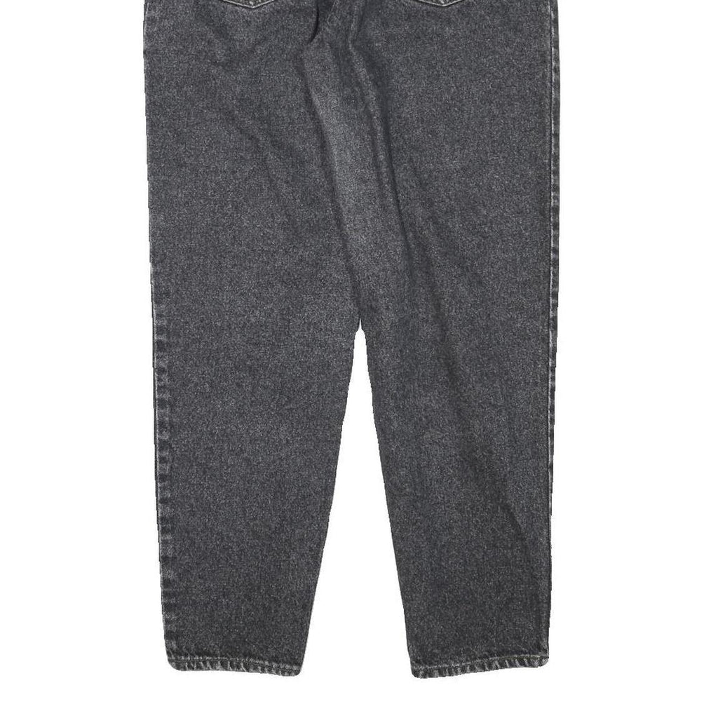 BIG STAR Womens Jeans Black Relaxed Straight Denim Medium W26 L28 Vintage Casual