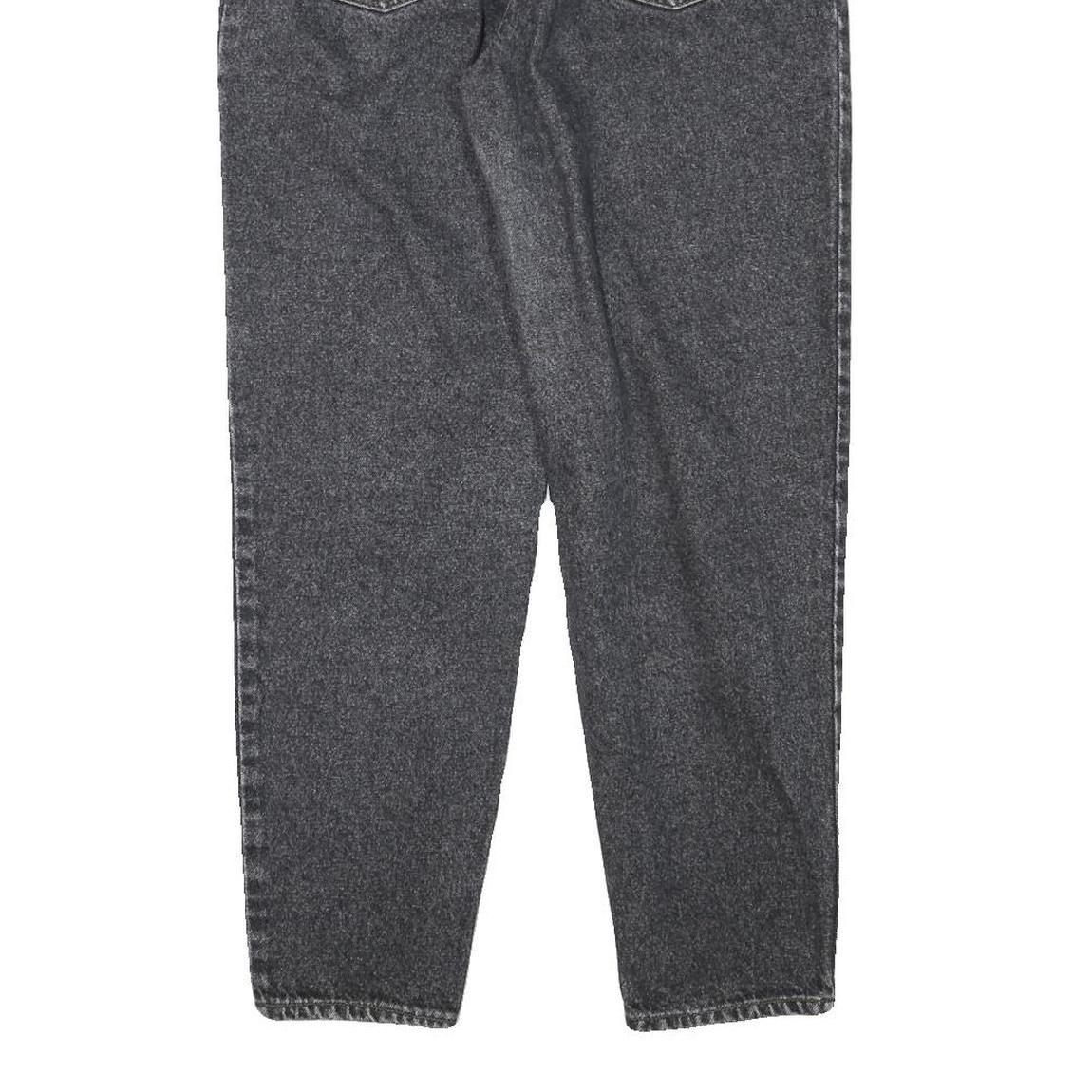 BIG STAR Womens Jeans Black Relaxed Straight Denim Medium W26 L28 Vintage Casual