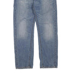 CARHARTT Mens Regular Fit Blue Denim Jeans W38 L32 Zip Cotton Blend Workwear