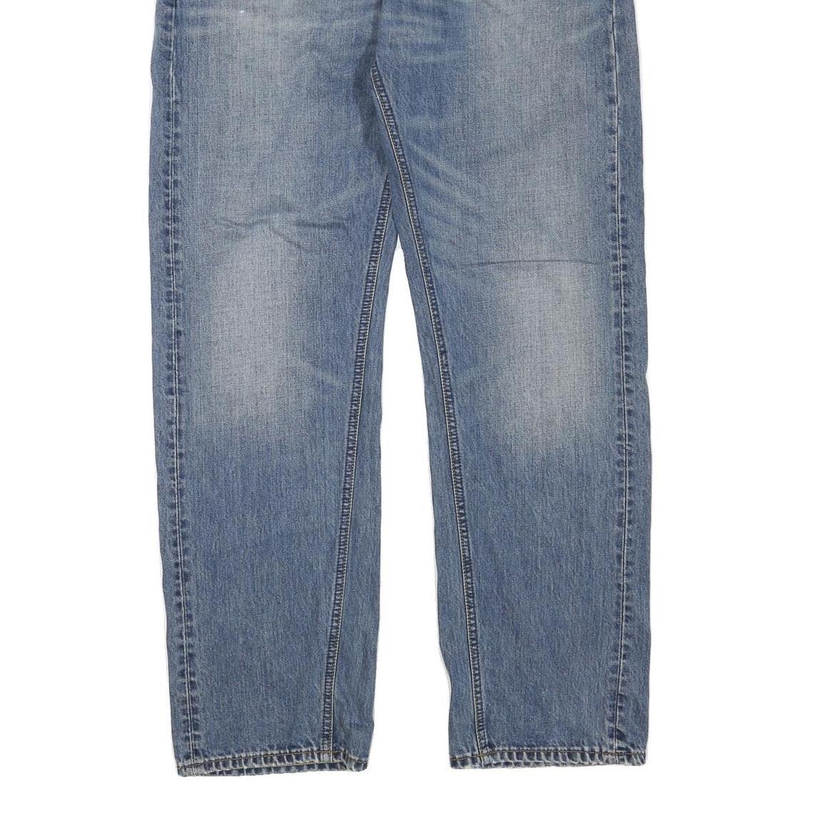 CARHARTT Mens Regular Fit Blue Denim Jeans W38 L32 Zip Cotton Blend Workwear