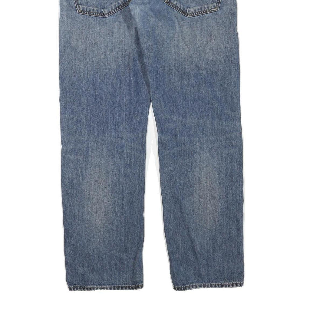 CARHARTT Mens Regular Fit Blue Denim Jeans W38 L32 Zip Cotton Blend Workwear