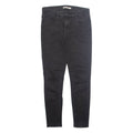 LEVI'S Womens Jeans Black Regular Skinny W29 L30