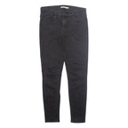 LEVI'S Womens Jeans Black Regular Skinny W29 L30