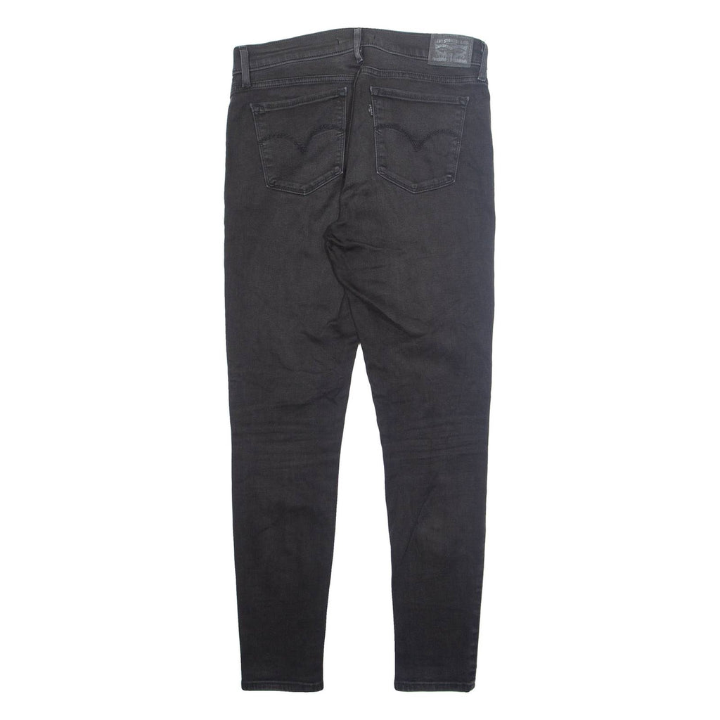 LEVI'S Womens Jeans Black Regular Skinny W29 L30