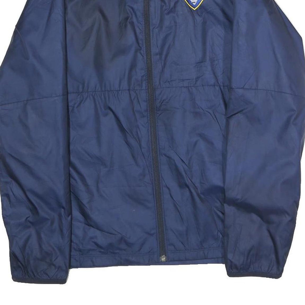 NIKE Mens Navy Blue Jacket XL Polyester Plain Zip Sportswear