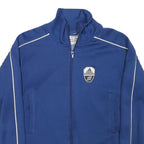 ADIDAS Womens Blue Track Jacket XS Polyester Blend Zip Plain Sports Casual