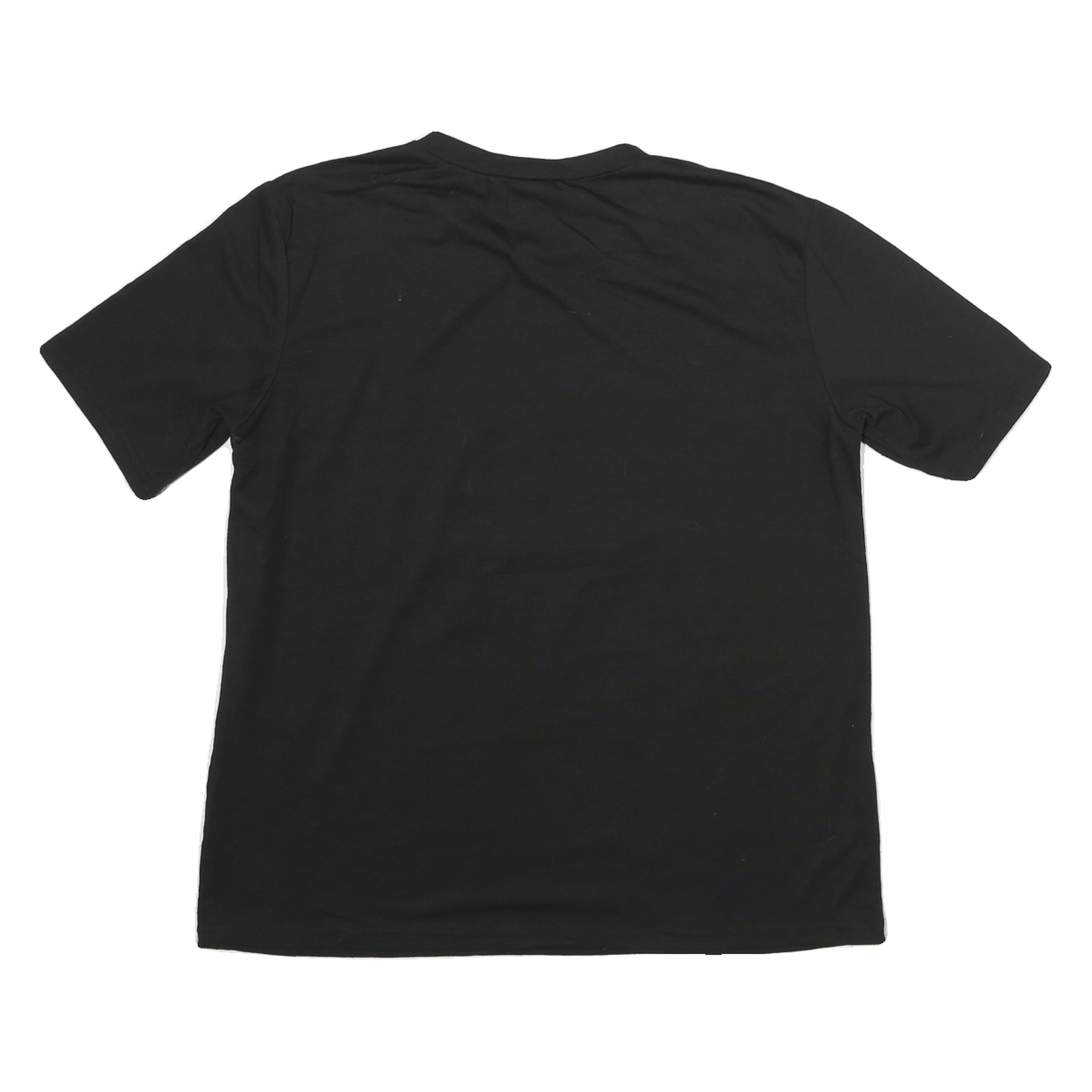 ROLLING STONES Mens Black Crew Neck Graphic T-Shirt S Polyester Blend