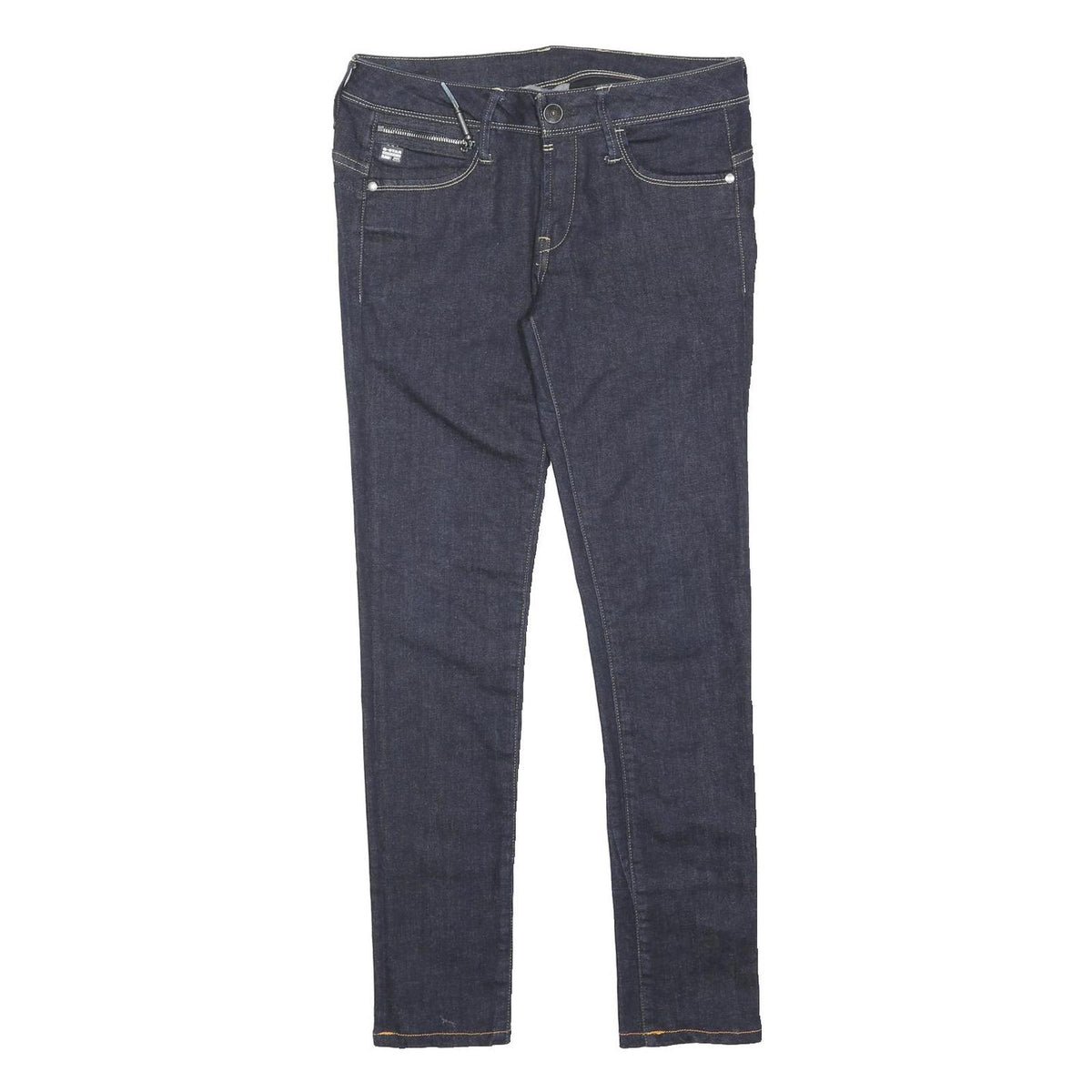 G-STAR Womens Jeans Blue Slim Skinny Denim Medium W30 L29 Zip Cotton Blend