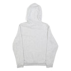 PUMA Womens Grey Hoodie UK 14 Cotton Blend Pullover Casual Sportswear