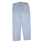 LEVI'S 505 Mens Jeans Blue Regular Straight Denim Light W36 L30 Classic Fit Zip