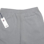 FILA Mens Grey Casual Shorts L W34 Cotton Blend Drawstring Logo
