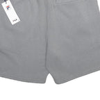 FILA Mens Grey Casual Shorts L W34 Cotton Blend Drawstring Logo