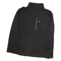 NAUTICA Womens Black 2XL Polyester Zip Jacket Plain Casual Lightweight