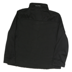NAUTICA Womens Black 2XL Polyester Zip Jacket Plain Casual Lightweight