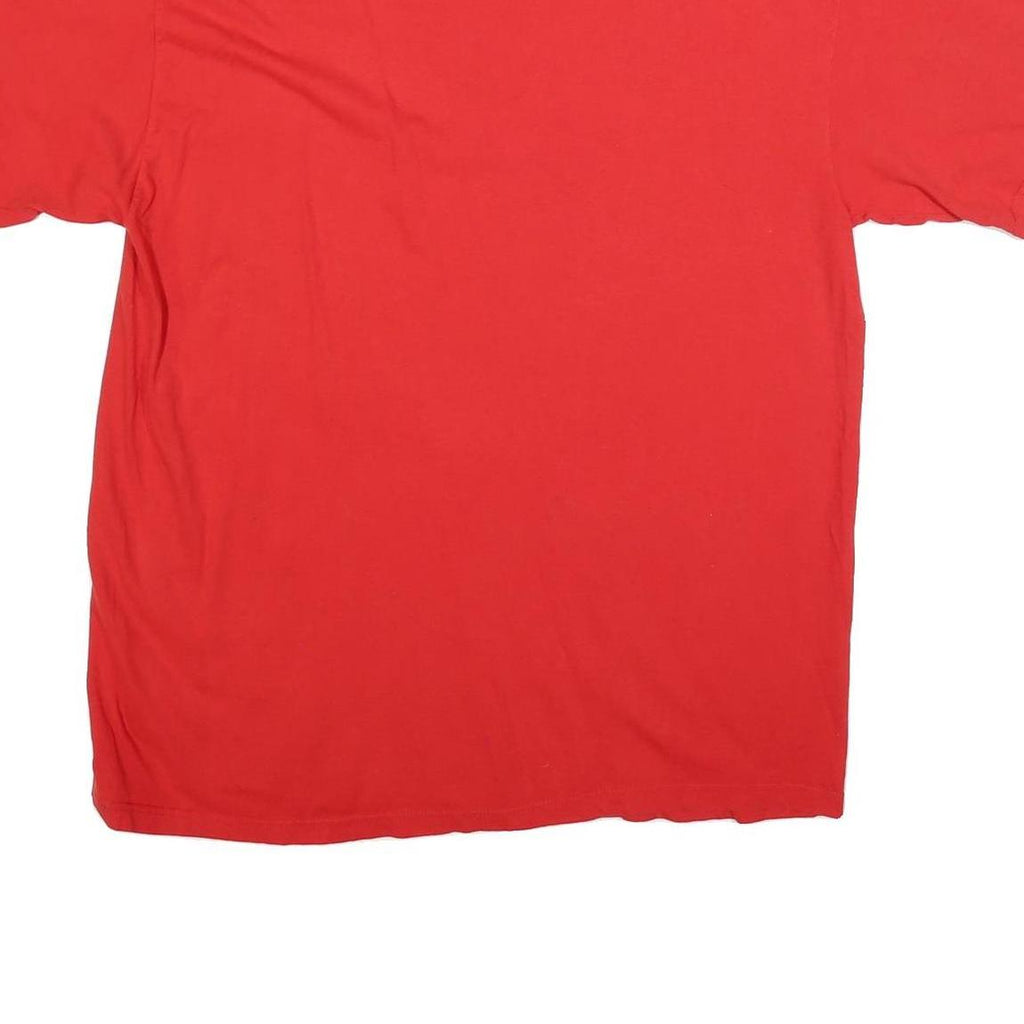 MAJESTIC Mens Red Portland Trail Blazers Wesley Matthews Graphic T-Shirt XL Crew