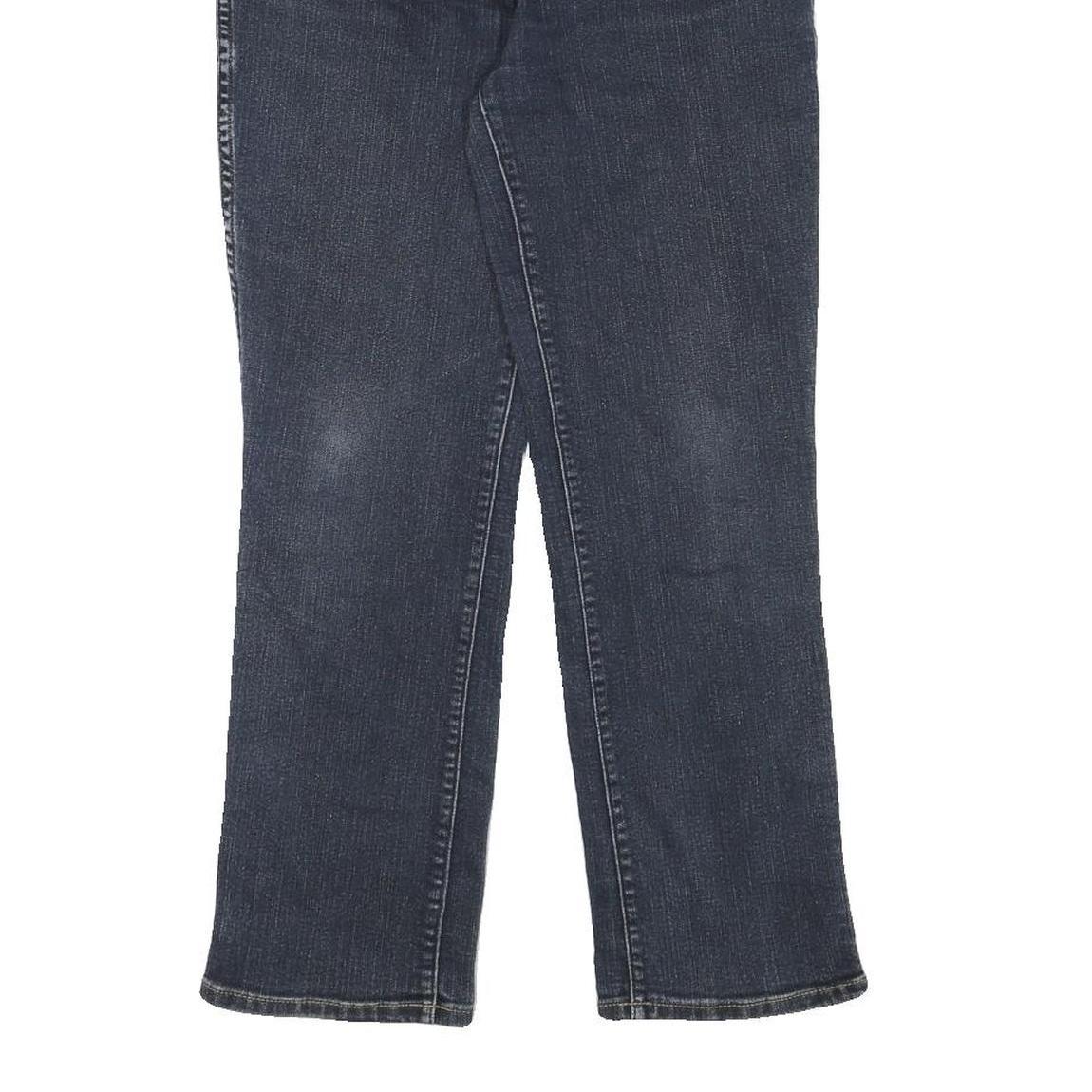 WRANGLER Womens Regular Fit Blue Denim Straight Leg Jeans W29 L26 Classic Cotton