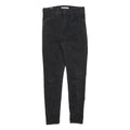 LEVI'S Womens Jeans Black Slim Skinny Denim Medium W29 L30 Zip Closure Classic