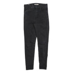 LEVI'S Womens Jeans Black Slim Skinny Denim Medium W29 L30 Zip Closure Classic