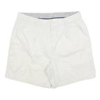 NAUTICA Mens White Casual Shorts L W36 Cotton Blend Comfortable Classic Fit