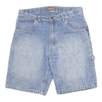 BOSSINI Mens Shorts Blue Denim Casual Regular M W32 Cotton Comfort