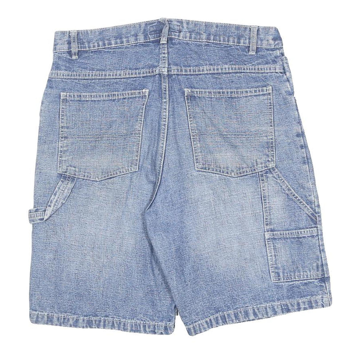 BOSSINI Mens Shorts Blue Denim Casual Regular M W32 Cotton Comfort