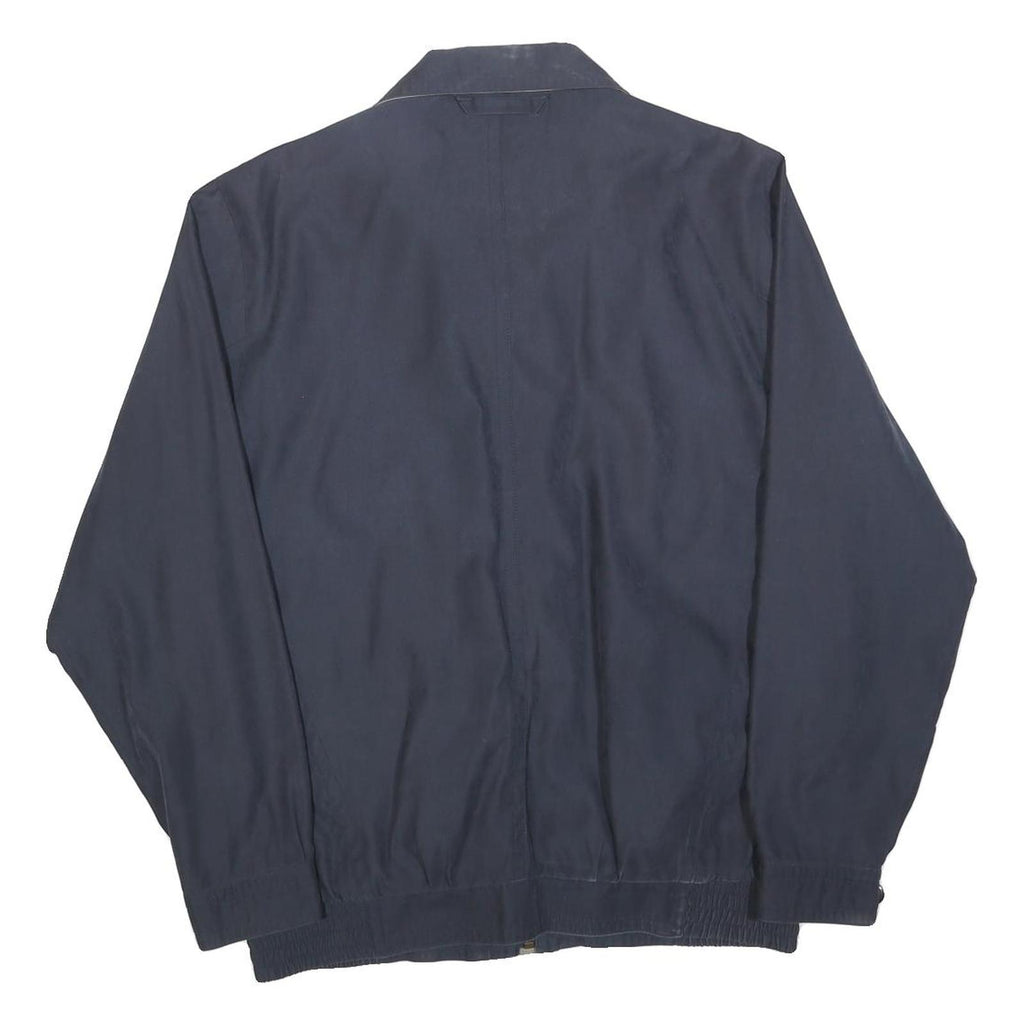 WESTMINSTER Mens Navy Blue Classic Jacket L Polyester Blend Zip Plain