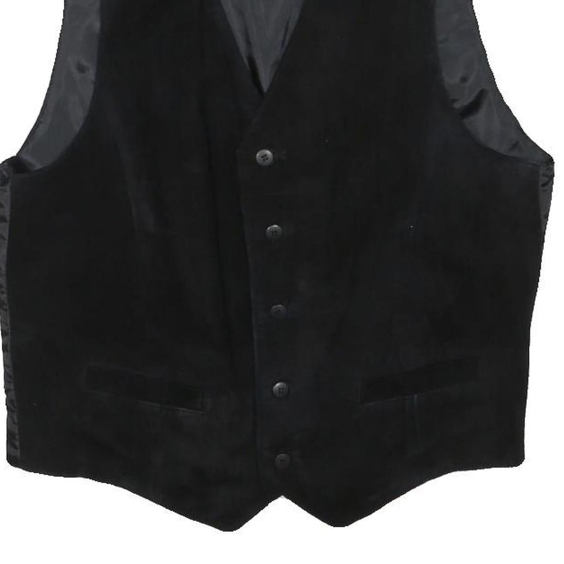 Womens Black Button Closure Classic Jacket S Polyester Blend Plain Stylish