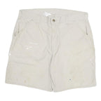 CARHARTT Mens Shorts Beige Casual 3XL W36 Workwear Cotton Blend