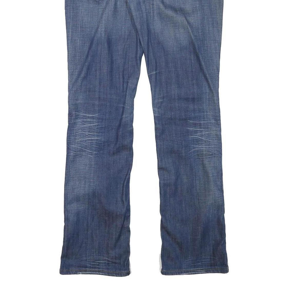 LEVI'S Womens Regular Straight Leg Denim Medium Blue W30 L30 Zip Cotton Blend