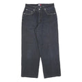 TOMMY JEANS Mens Relaxed Dark Denim Jeans W30 L27 Classic Cotton Blend Zip