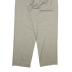 TOMMY HILFIGER Mens Cotton Beige Regular Straight Trousers W34 L30 Classic