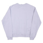 CHAMPION Womens Sweatshirt Purple Crew Neck M