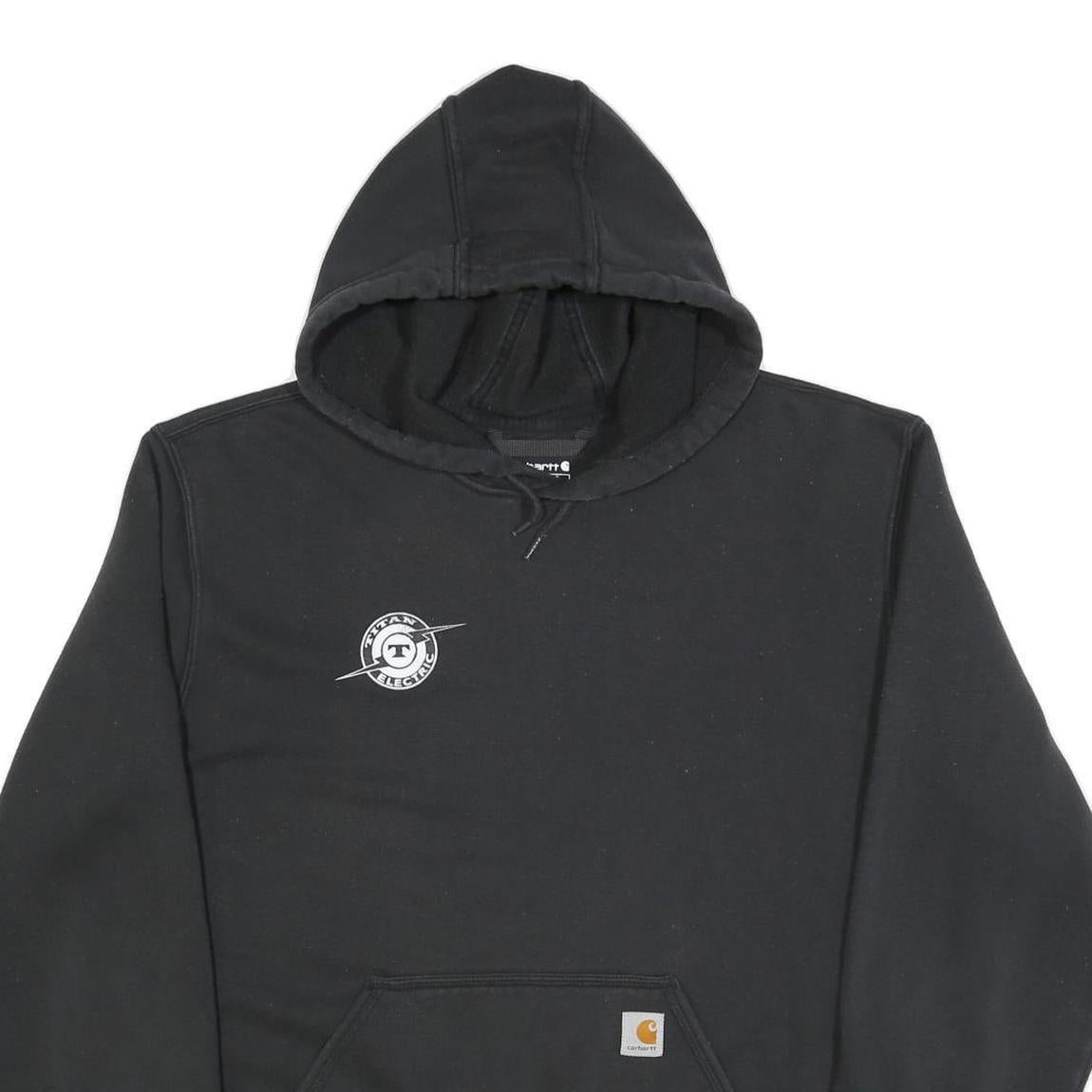 CARHARTT Mens Black Titan Electric Pullover Hoodie XL Workwear Casual