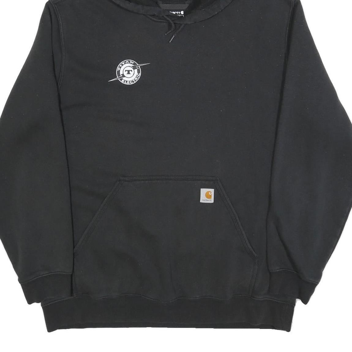 CARHARTT Mens Black Titan Electric Pullover Hoodie XL Workwear Casual