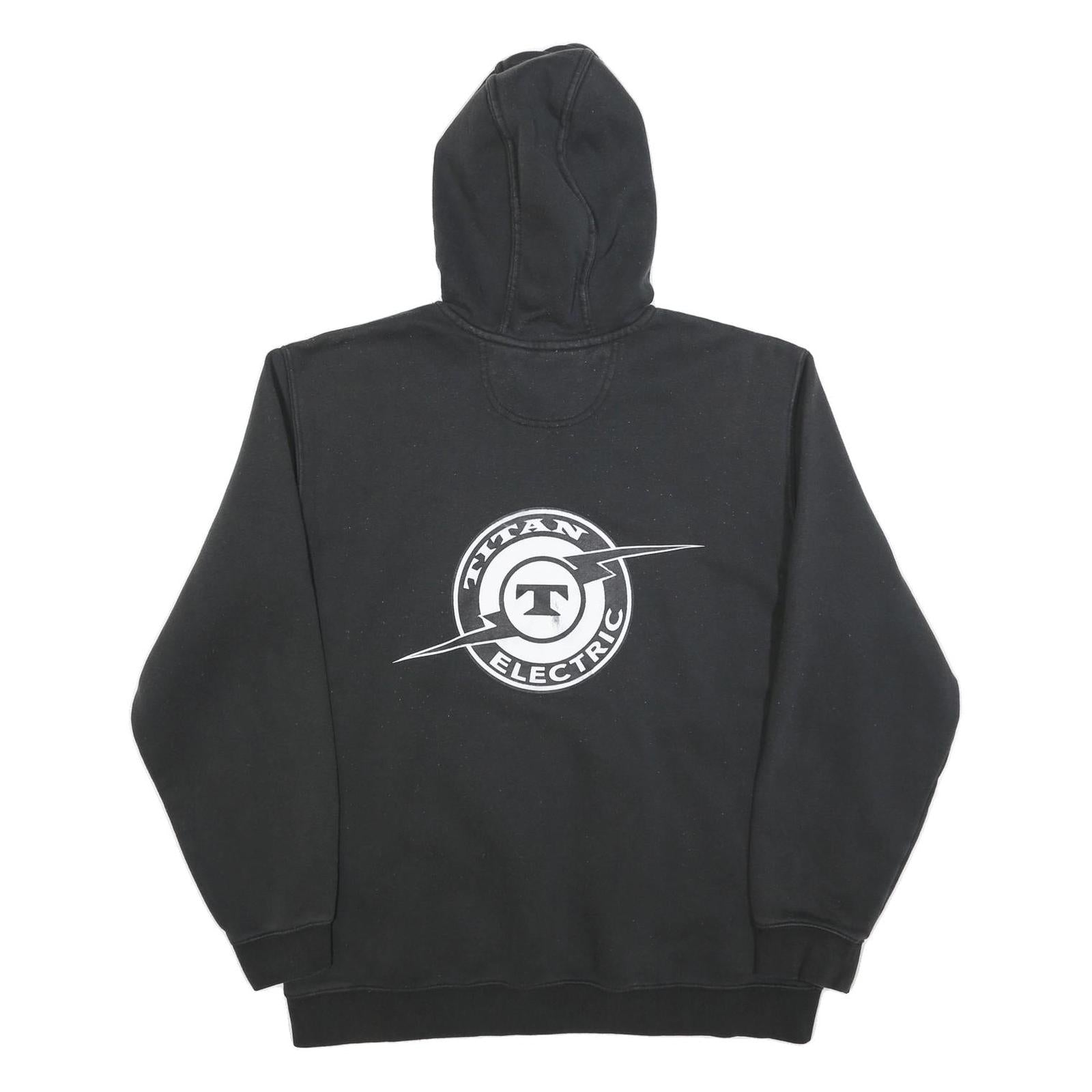 CARHARTT Mens Black Titan Electric Pullover Hoodie XL Workwear Casual