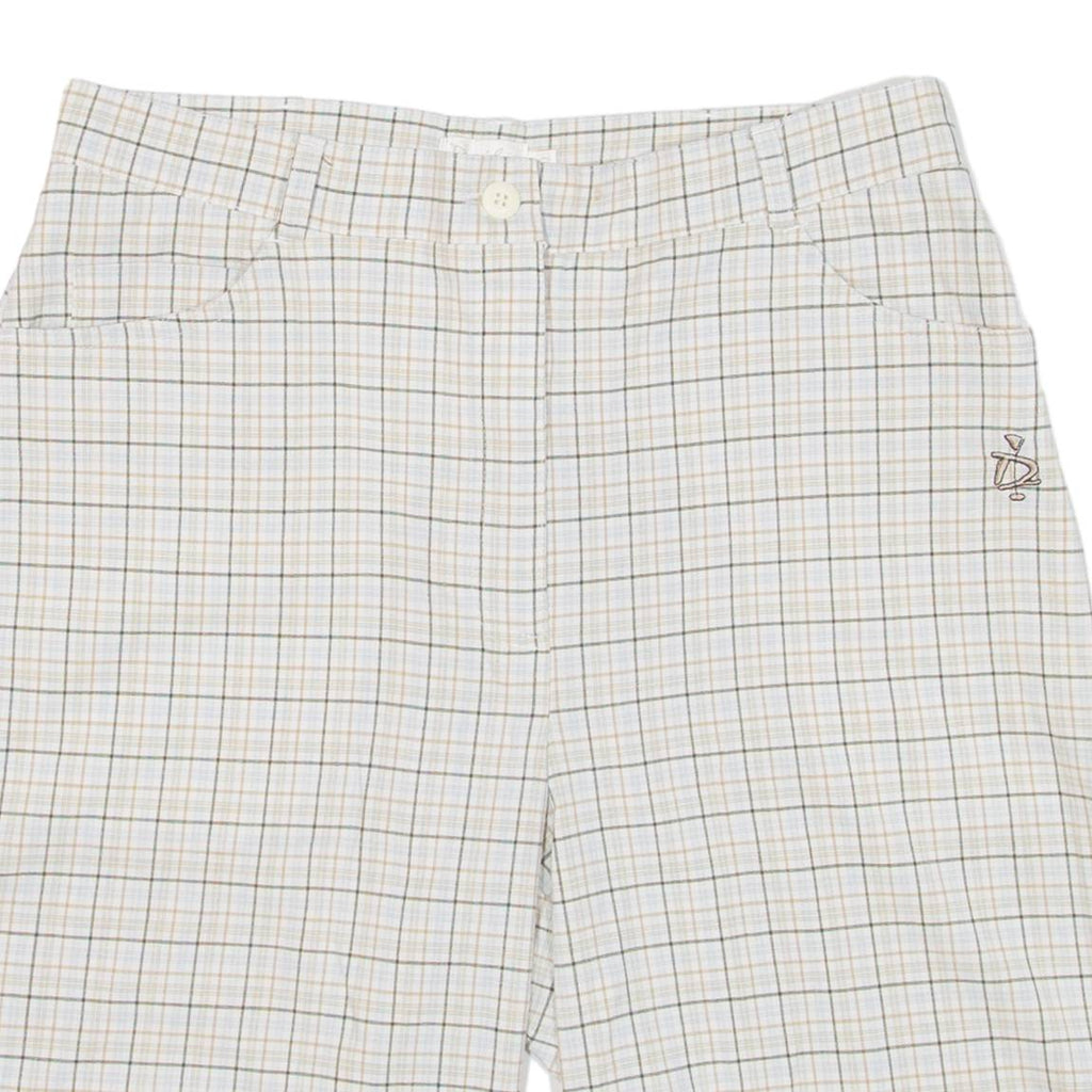 DAILY SPORTS Womens Casual Shorts Grey Check S W28