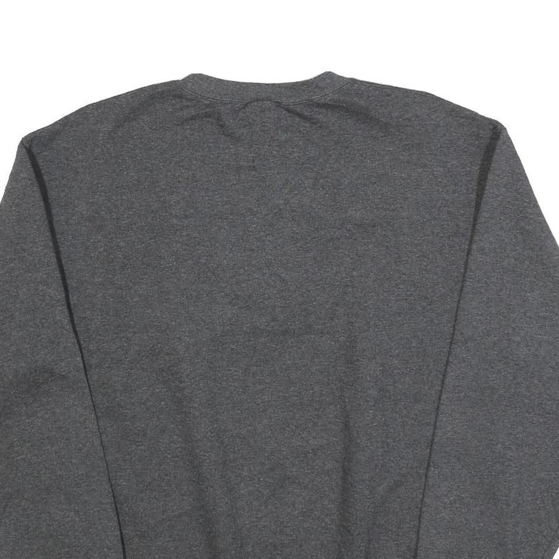 CHAMPION Womens Grey IUPUI Crew Neck M Cotton Blend Sweatshirt Pullover