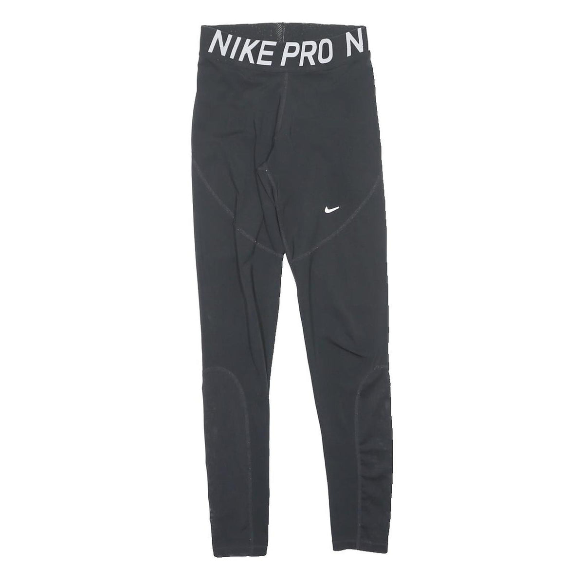 NIKE Womens Joggers Black S W22 L27 Slim Tapered Workout Sports Gym Leggings