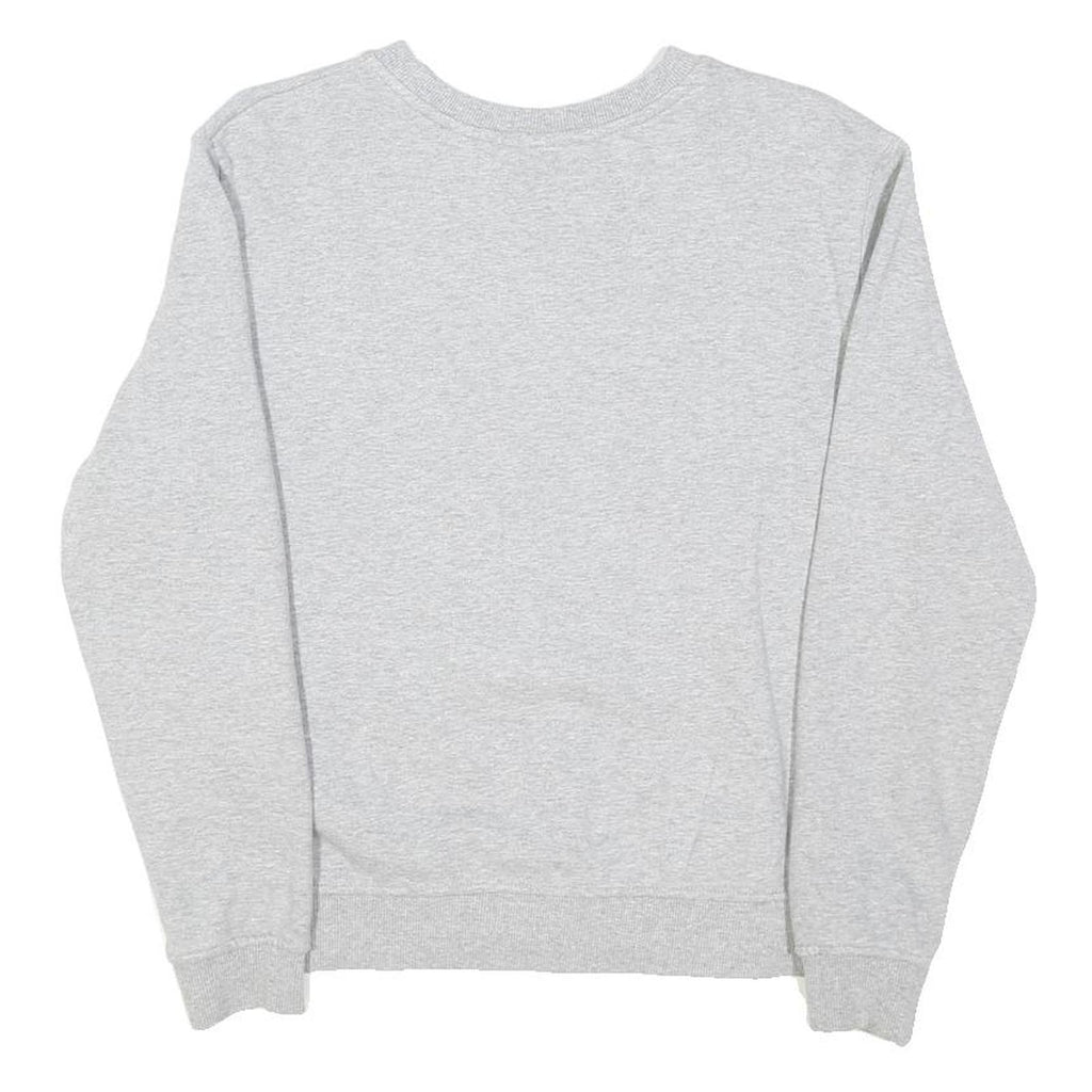 FILA Womens Grey Crew Neck Sweatshirt M Cotton Blend Classic Logo