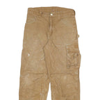 CARHARTT Mens Jeans Brown Relaxed Straight Denim Fair W30 L28 Workwear Utility