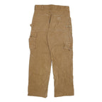 CARHARTT Mens Jeans Brown Relaxed Straight Denim Fair W30 L28 Workwear Utility