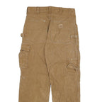 CARHARTT Mens Jeans Brown Relaxed Straight Denim Fair W30 L28 Workwear Utility