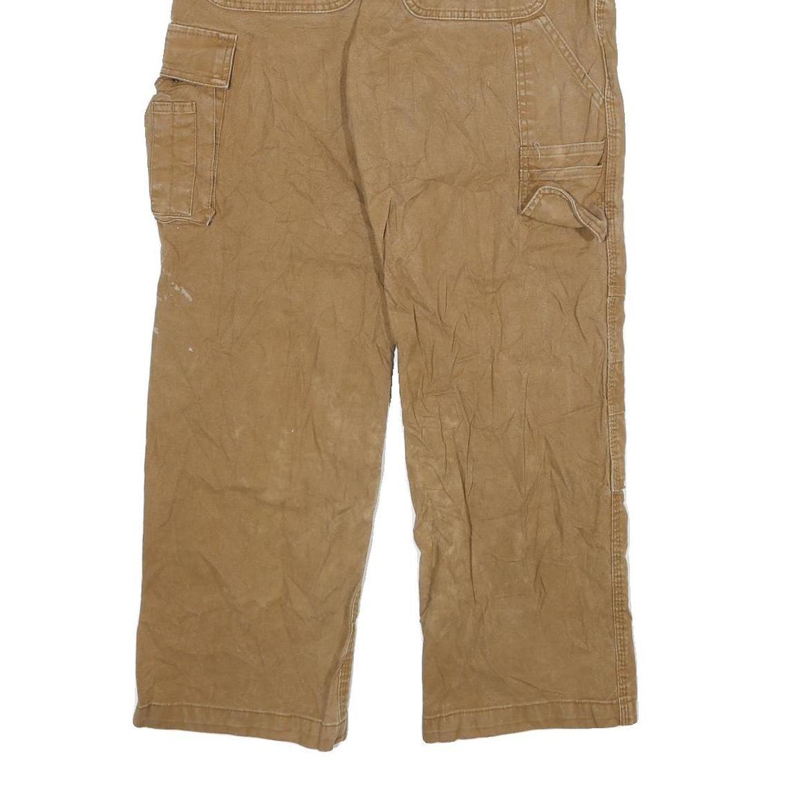 CARHARTT Mens Jeans Brown Relaxed Straight Denim Fair W30 L28 Workwear Utility