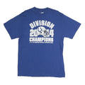 NFL Mens Blue Division 2014 Champions T-Shirt L Short Sleeve Crew Neck American
