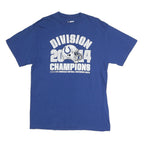 NFL Mens Blue Division 2014 Champions T-Shirt L Short Sleeve Crew Neck American