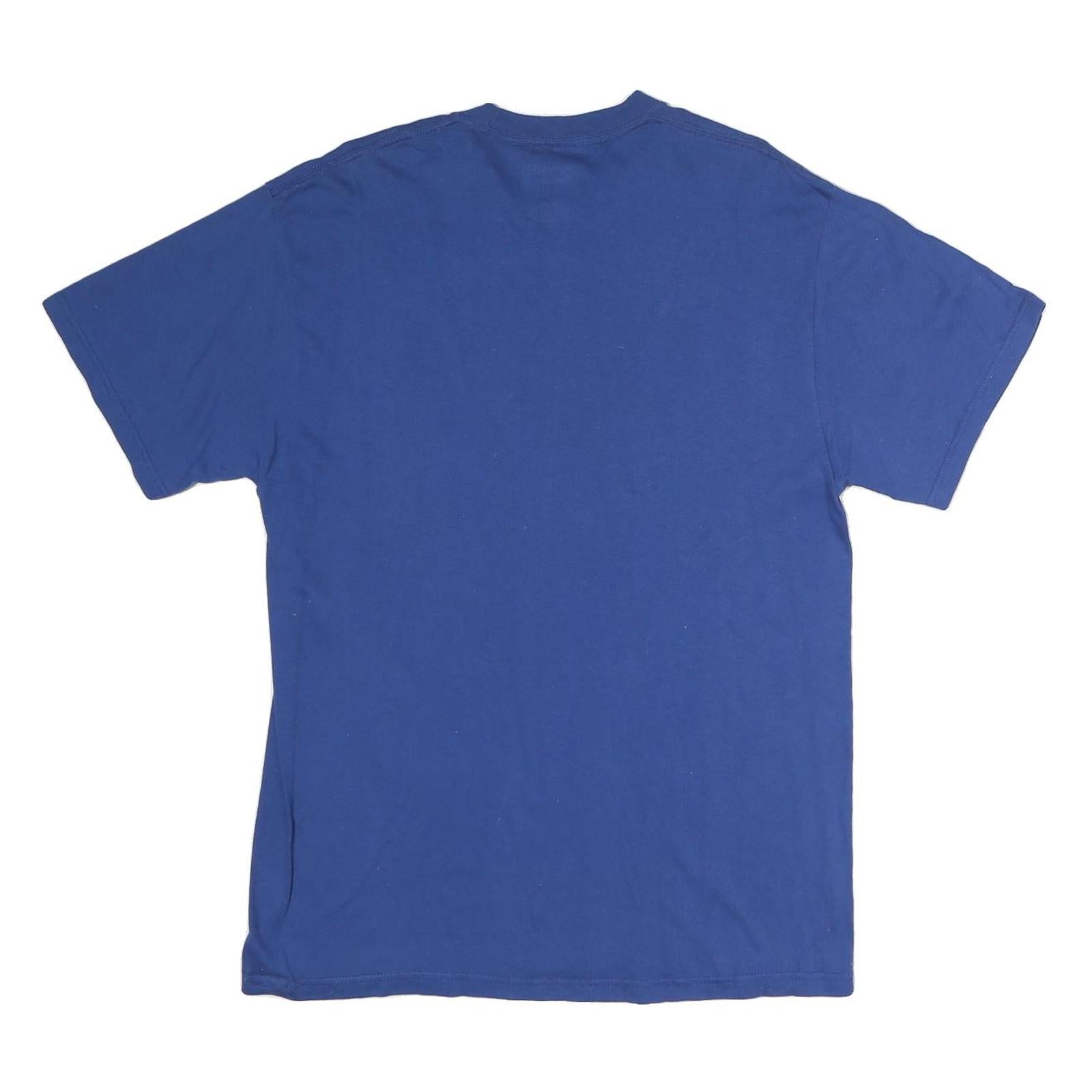 NFL Mens Blue Division 2014 Champions T-Shirt L Short Sleeve Crew Neck American