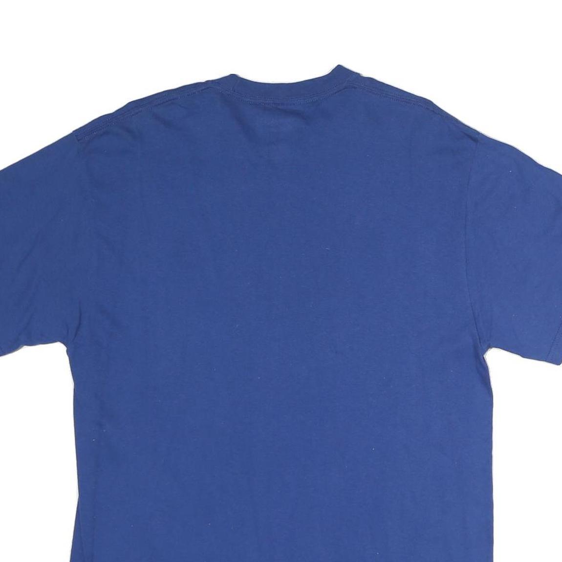 NFL Mens Blue Division 2014 Champions T-Shirt L Short Sleeve Crew Neck American